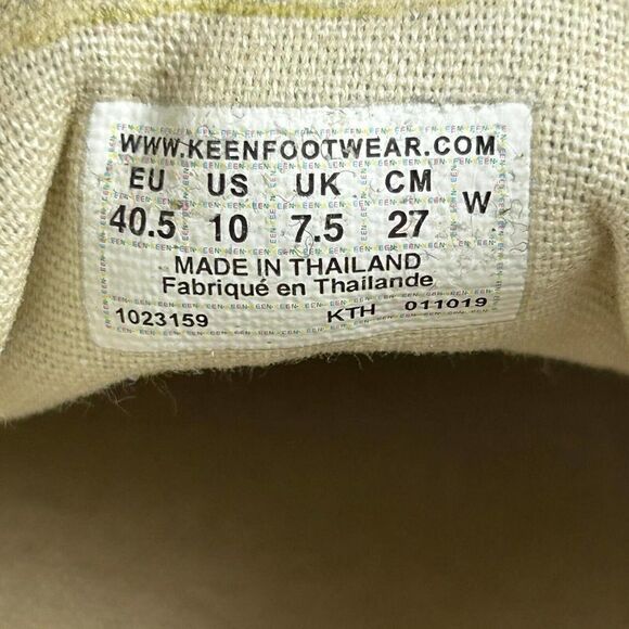 Keen Women's Elsa IV Sneakers US 10 Off White Striped Casual Lace-Up Shoes - Picture 8 of 8